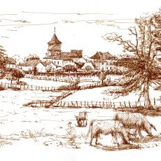 Bourg de Marillac, Vue de l'Est