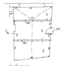 Plan du grenier - avant travaux