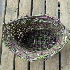 Intérieur du panier à vélo