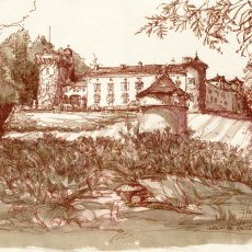 Château de Rancogne, Vue de l'Est