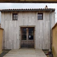 Façade Nord vue de la courette - après travaux