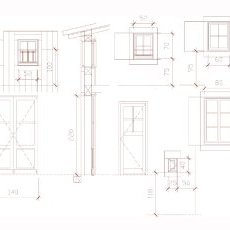 Études de détails pour les menuiseries
