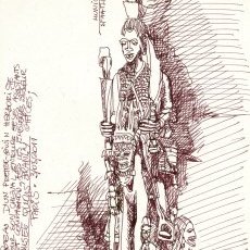 Sorcier-Médecin sur l'âne