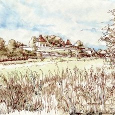 Château de Fongrenon Panorama Ouest