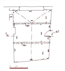 Plan du grenier - avant travaux