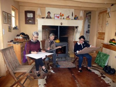 Dans l'atelier de Joanna, un jour d'hiver