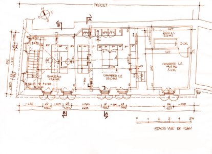 Plan de l'étage - projet