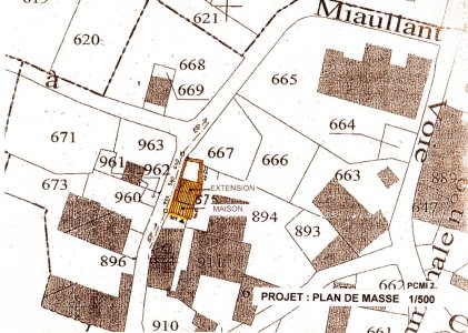 Plan masse - projet